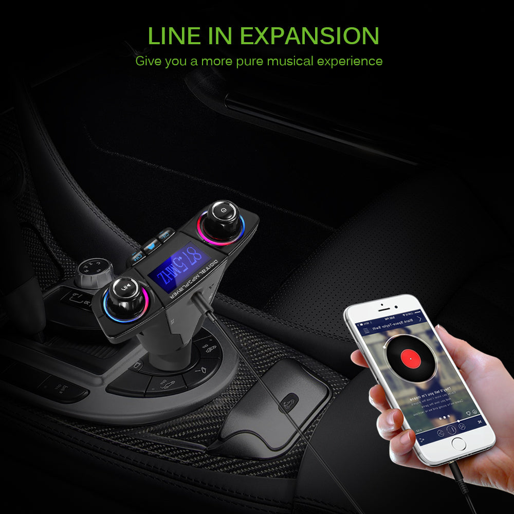 Car FM Transmitter - Bluetooth