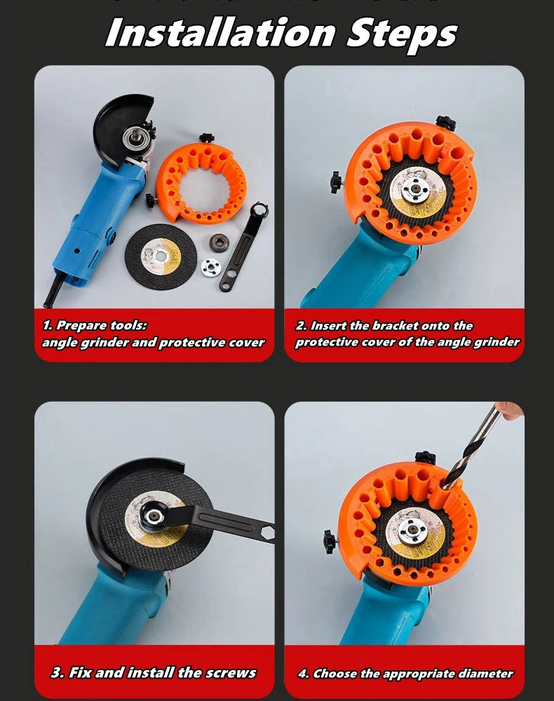 Bohrerschärfer 2–13 mm – Mehrfachgrößen Schleifgerät für Spiralbohrer
