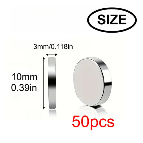 Mini Whiteboard Magnete 10×3 mm / 6×3 mm