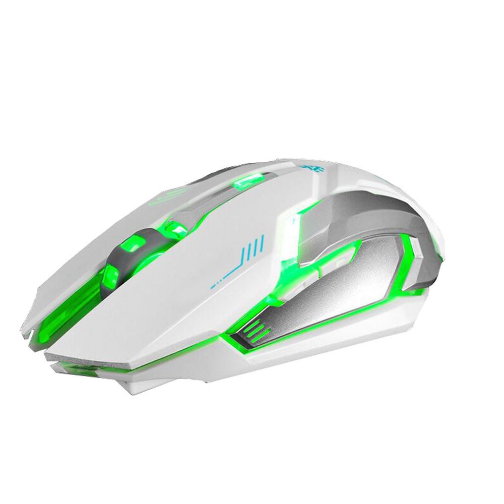 X7 Rechargeable Wireless Gaming Mouse with LED Lighting