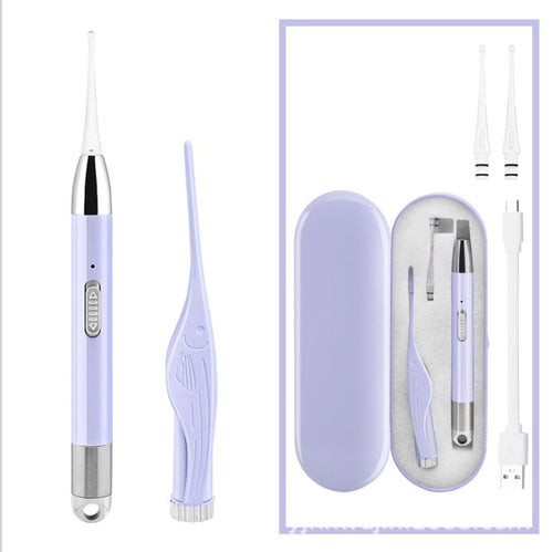 Rechargeable luminous ear cleaner for children and babies 