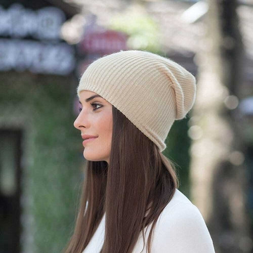 قبعة صوفية ناعمة فضفاضة – للجنسين 