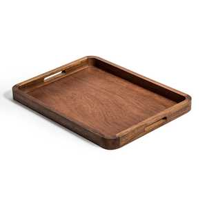 Serving tray made of solid acacia wood – Handmade, Stylish