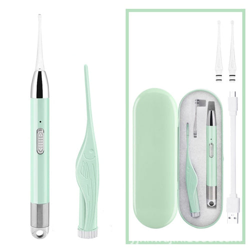 Rechargeable luminous ear cleaner for children and babies 