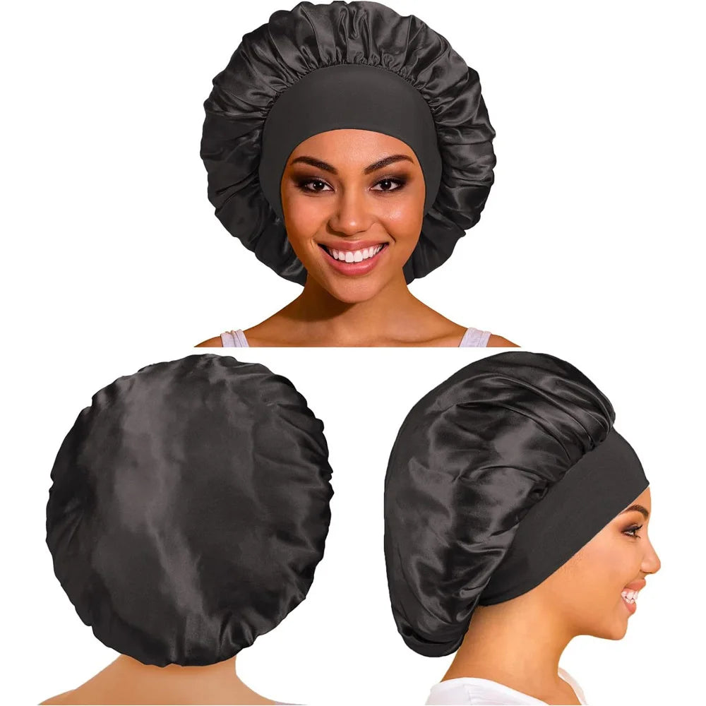 Satin Night Hair Cap – Soft sleeping cap for well-groomed, protected hair
