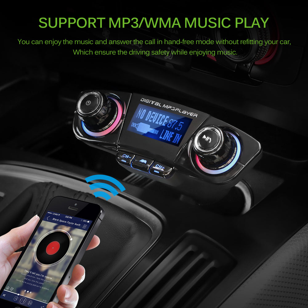 Car FM Transmitter - Bluetooth