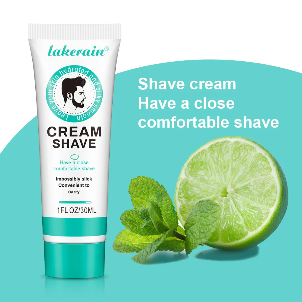 Moisturizing men's shaving cream 