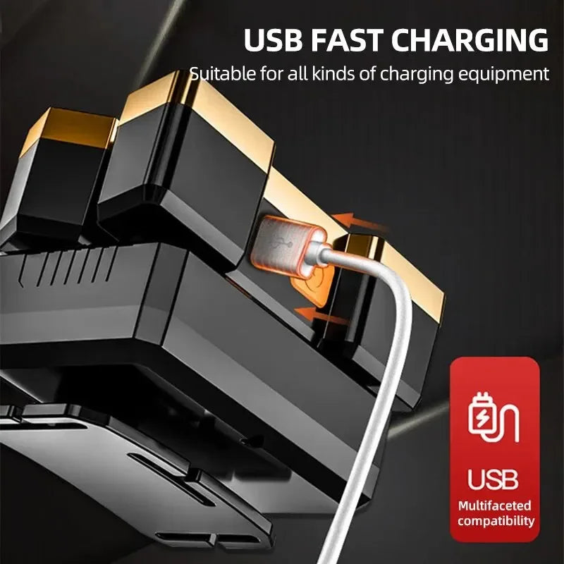 LED Stirnlampe mit starkem Licht USB aufladbar