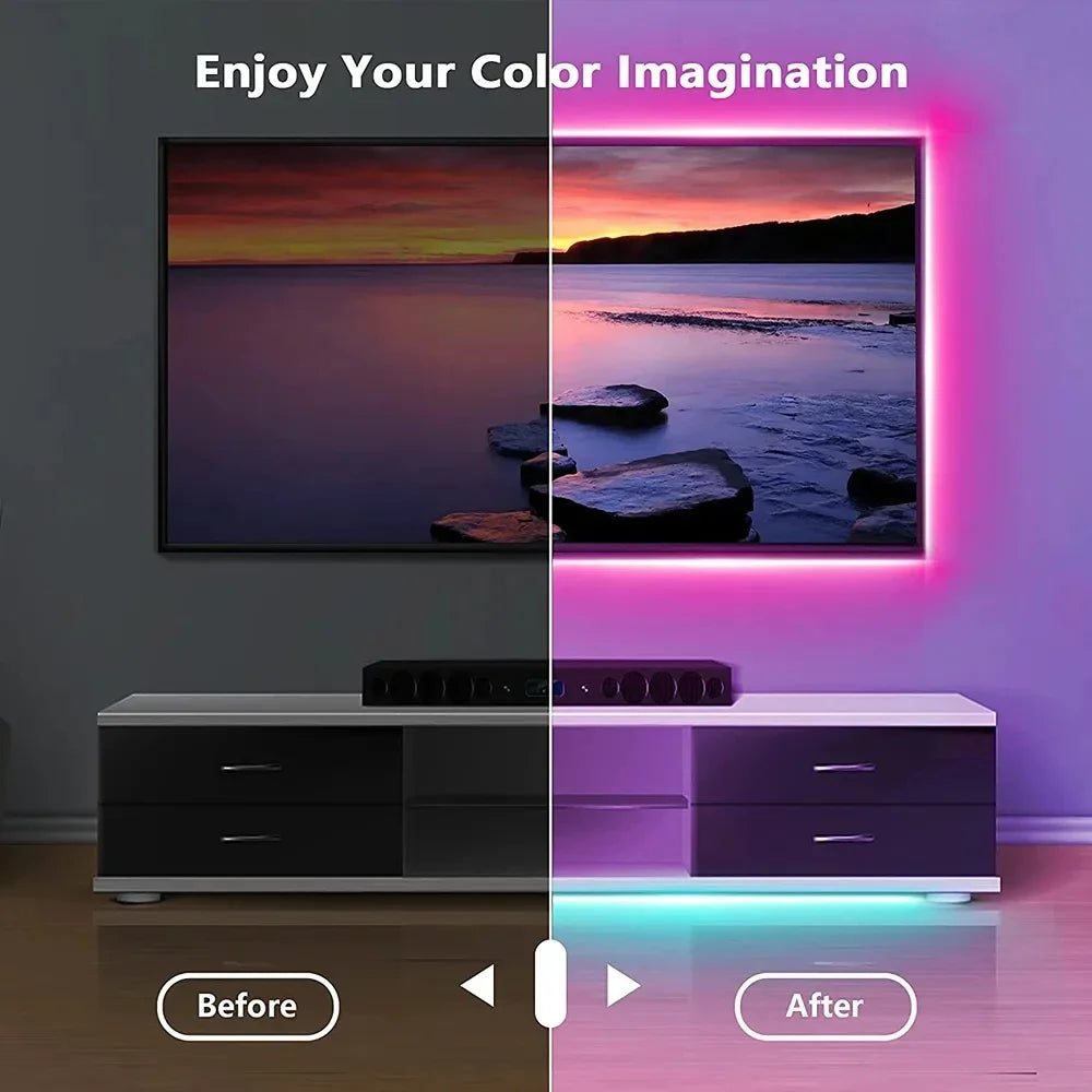 USB RGB LED Streifen für Fernseher 5V Wasserdicht