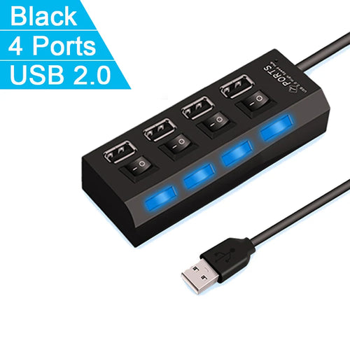 USB-2.0-Hub mit 4 oder 7 Ports