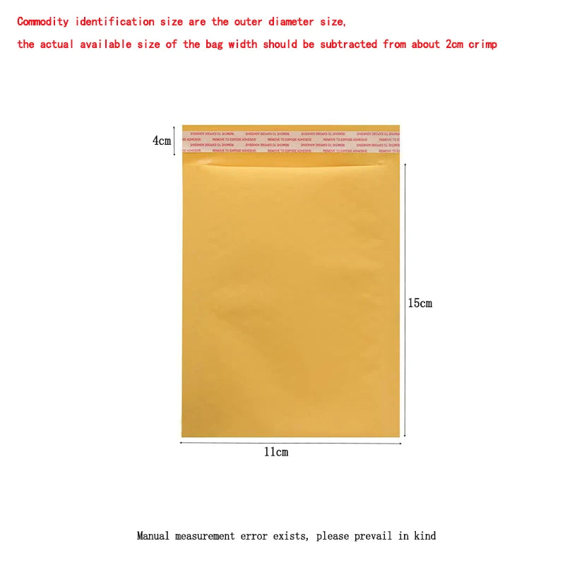 أكياس بريدية من كرافت - ذاتية اللصق ومبطنة