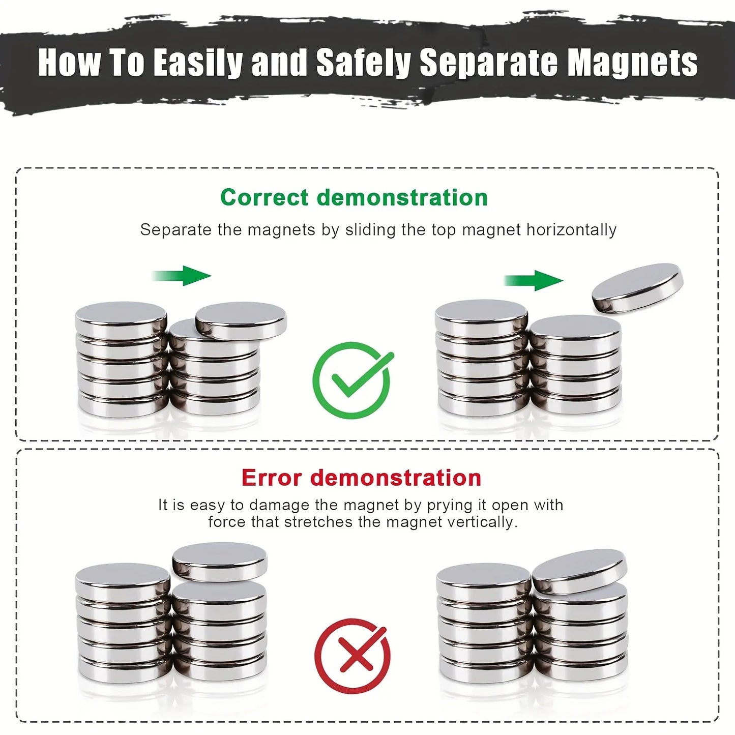 Mini Whiteboard Magnete 10×3 mm / 6×3 mm