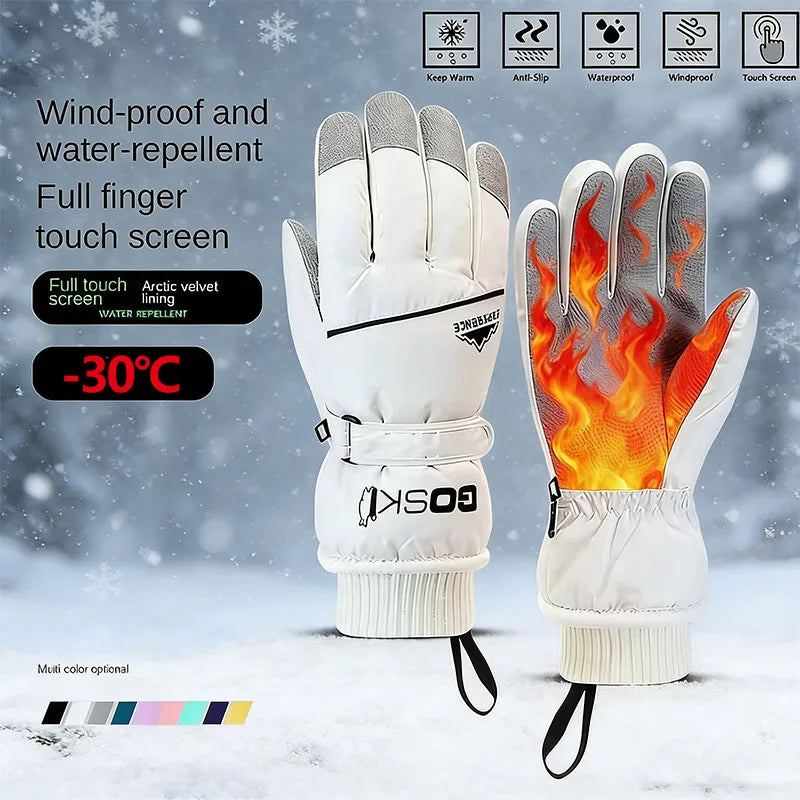 Warme Winterhandschuhe mit Touchscreen Funktion