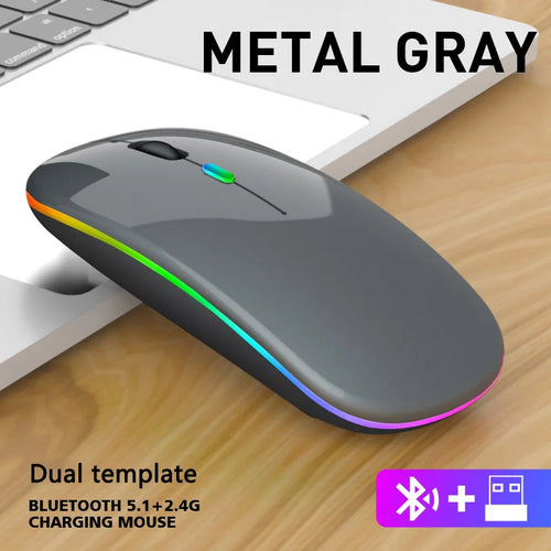 Wireless Bluetooth RGB Mouse