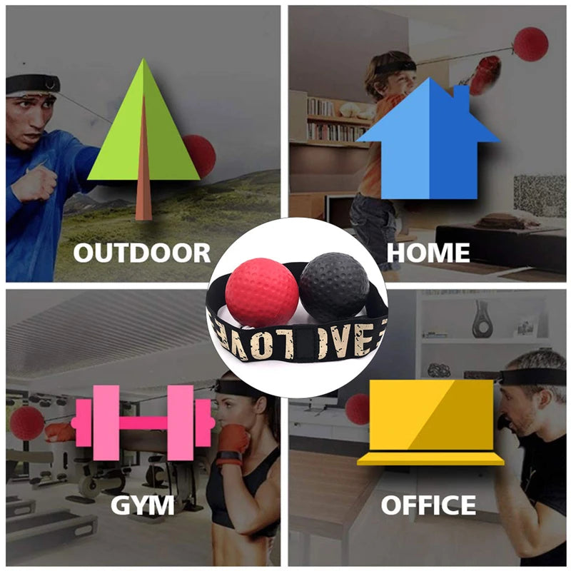 Box Reflex Ball mit Stirnband