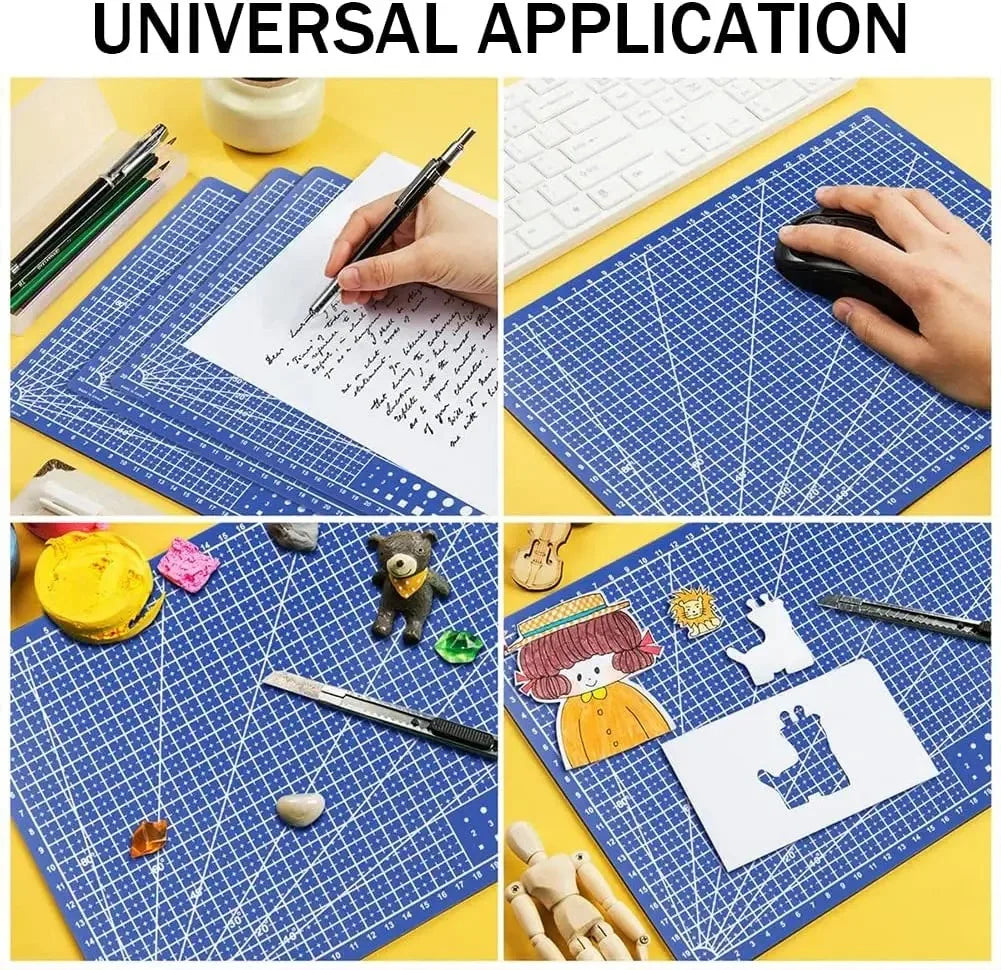Double-sided cutting mat 