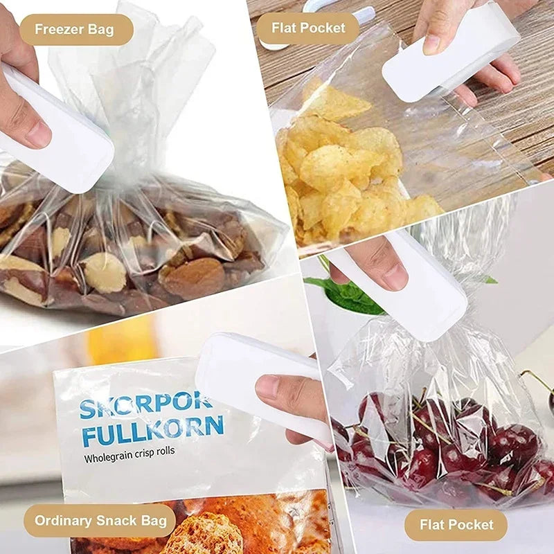 Mini bag sealer – Reusable foil sealer for food