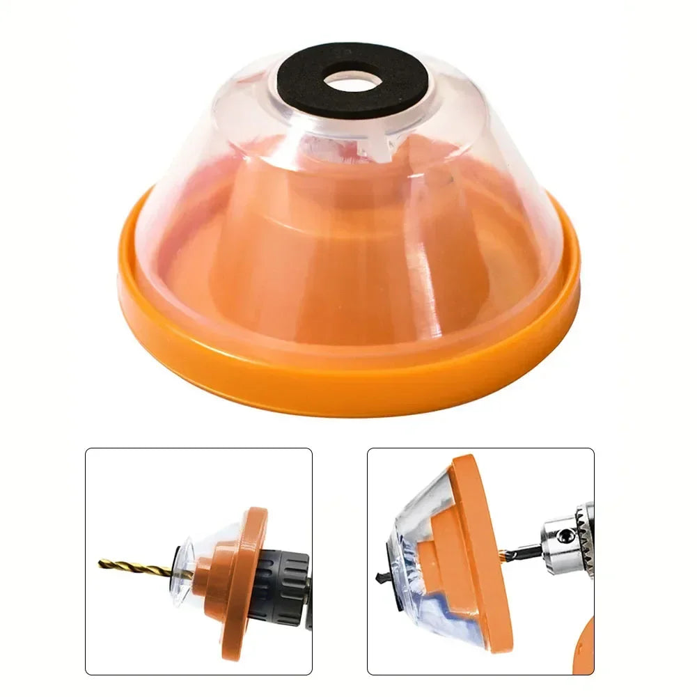 Drilling dust protection attachment, dust-free filter for electric drills