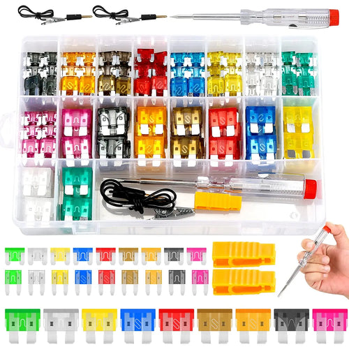 306-piece automotive fuse set (standard, mini, low-profile) 