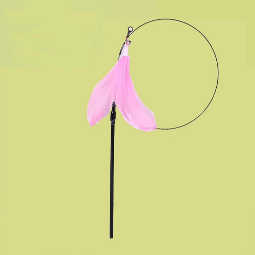 عصا لعبة للقطط مع حامل شفط قوي