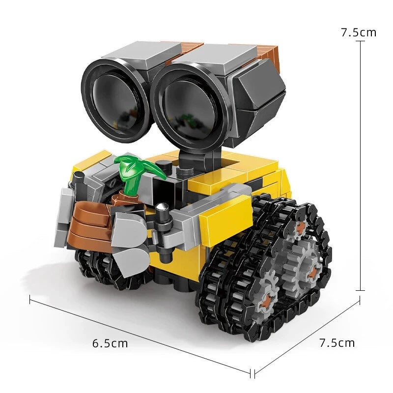 Mini Wall E Baustein Set MOC Movie Edition