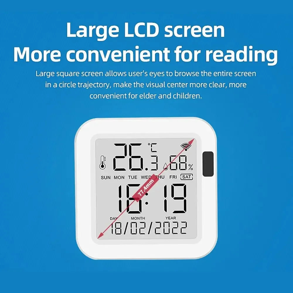 مستشعر درجة الحرارة والرطوبة عبر شبكة WiFi 