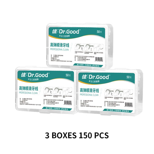 أعواد خيط تنظيف الأسنان في حقيبة سفر 