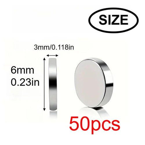 Mini Whiteboard Magnete 10×3 mm / 6×3 mm