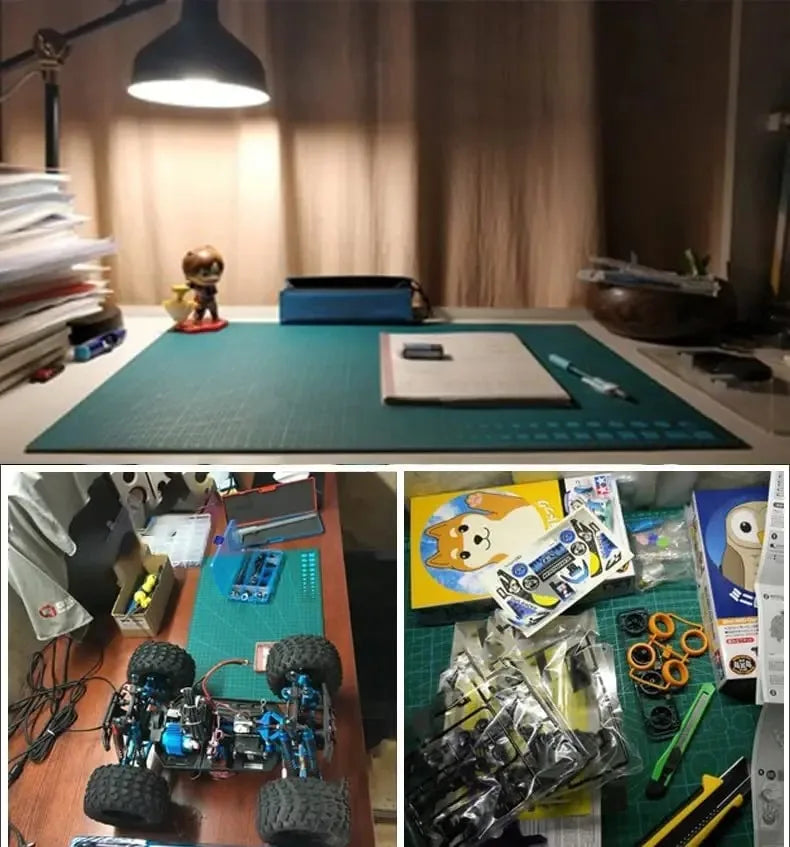 Double-sided cutting mat 