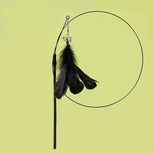 عصا لعبة للقطط مع حامل شفط قوي