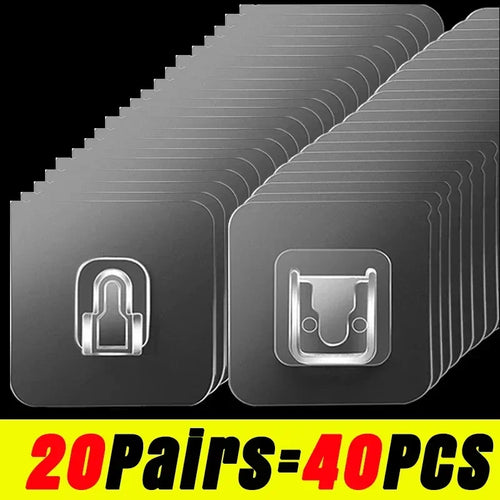 Doppelseitige selbstklebende Wandhaken