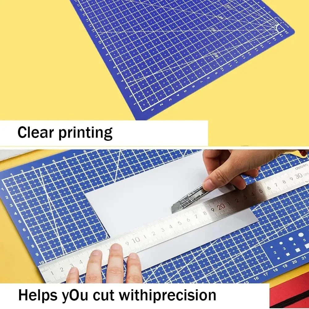 Double-sided cutting mat 