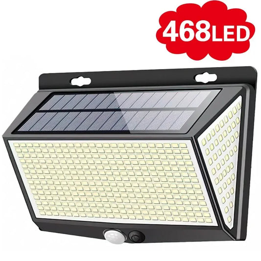 Solar LED outdoor light with motion detector (IP65) 