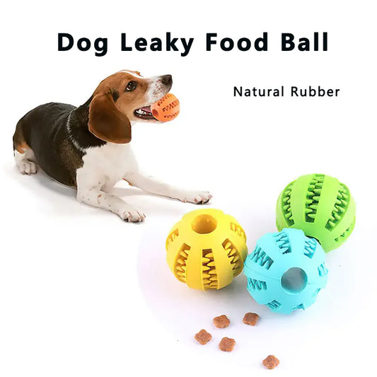 Naturgummi Hundespielball zur Zahnpflege