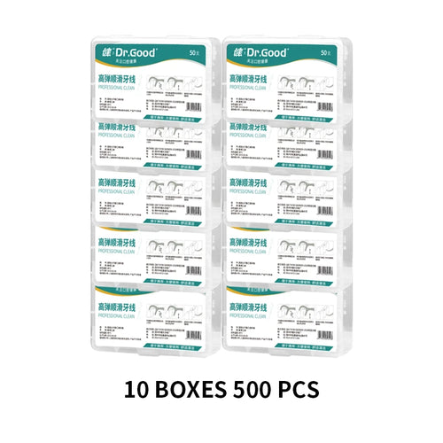 أعواد خيط تنظيف الأسنان في حقيبة سفر 