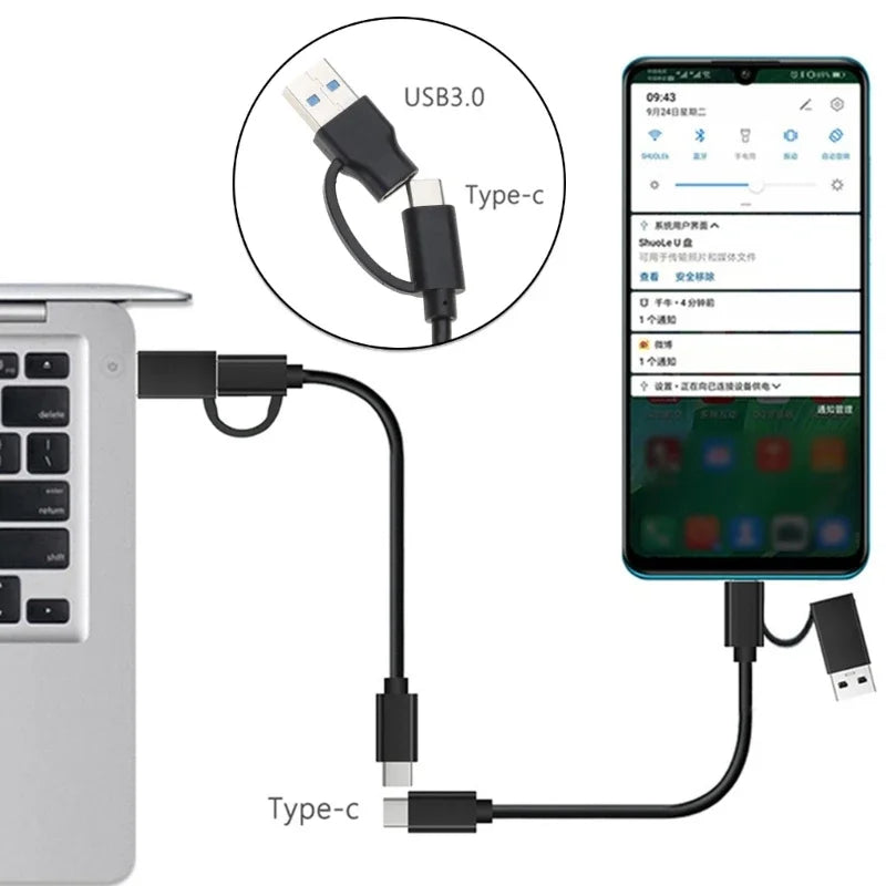 2-in-1 USB-C Multikabel