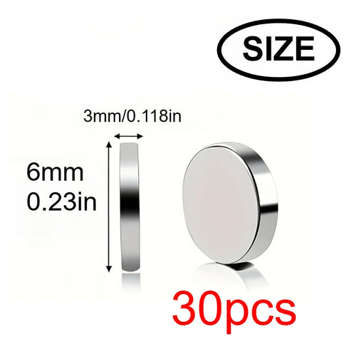 Mini Whiteboard Magnete 10×3 mm / 6×3 mm