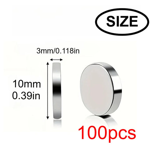 Mini Whiteboard Magnete 10×3 mm / 6×3 mm