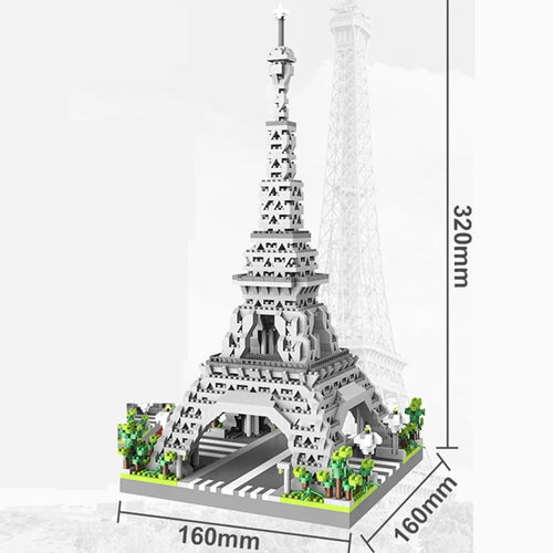 MOC Paris Tower Street View Mini Baustein Set