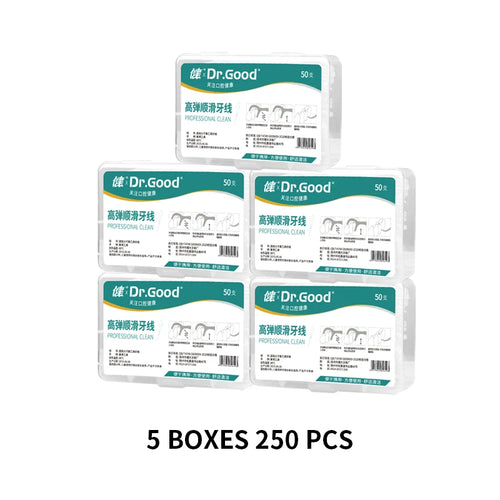 أعواد خيط تنظيف الأسنان في حقيبة سفر 