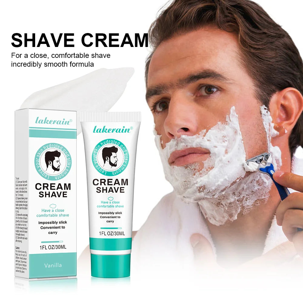 Moisturizing men's shaving cream 