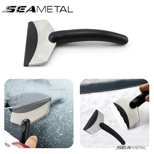 SEAMETAL Car Ice Scraper &amp; Snow Shovel for Windshields 