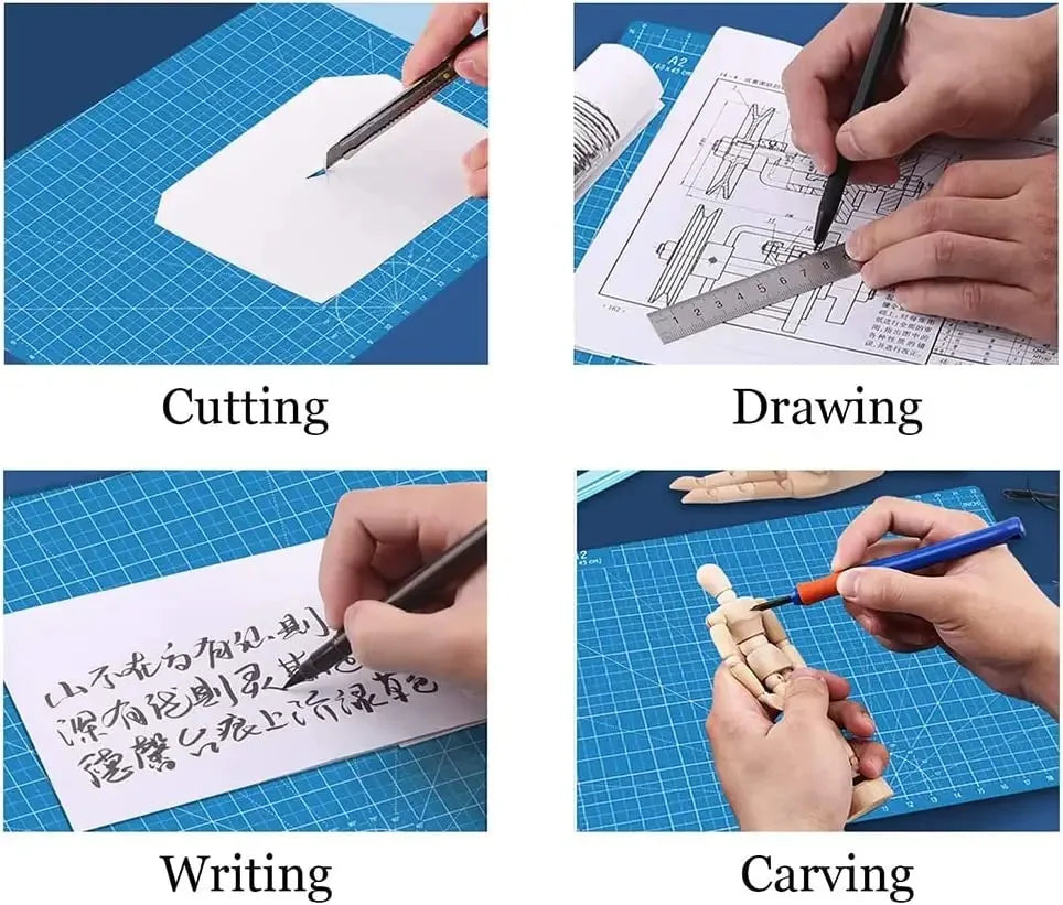 Double-sided cutting mat 