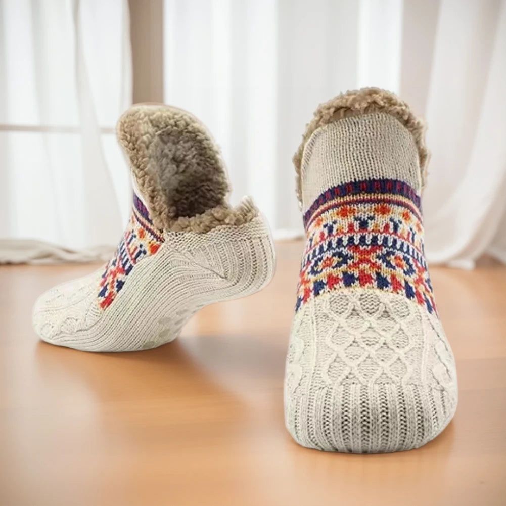 Winter Haus Slipper Socken für Damen und Herren