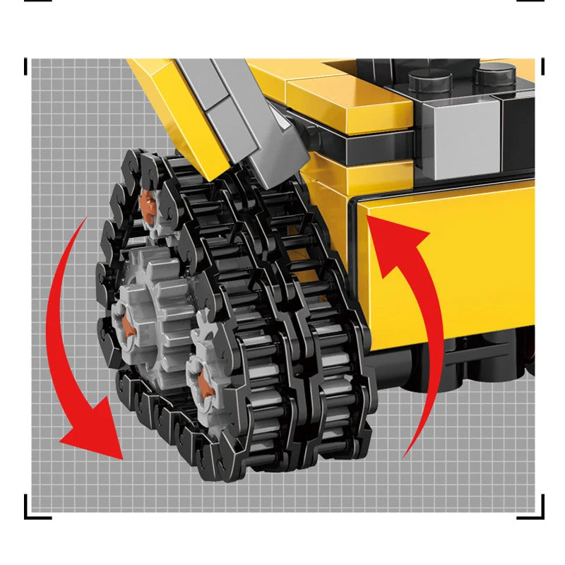 Mini Wall E Baustein Set MOC Movie Edition