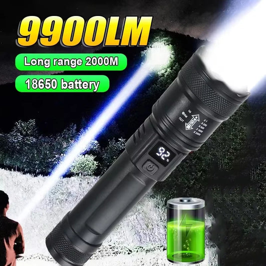 9900LM LED flashlight 