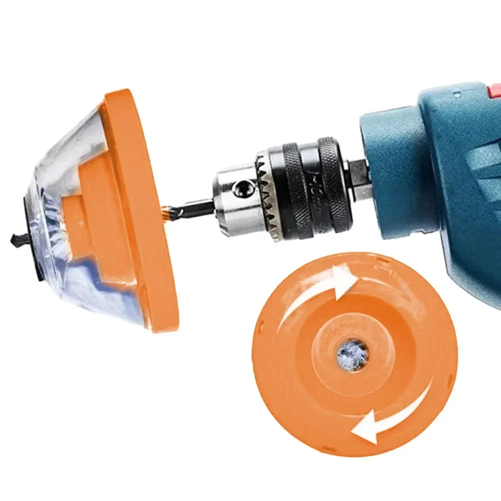 Drilling dust protection attachment, dust-free filter for electric drills