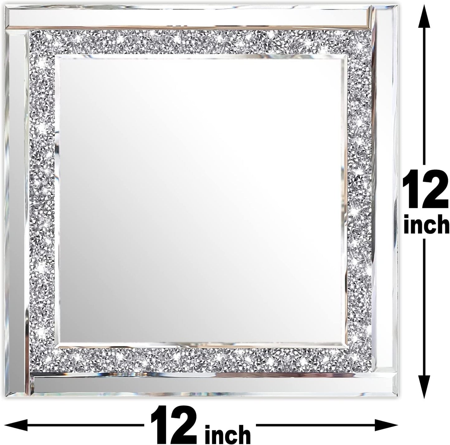 Crystal Crush Wall Mirror Set 