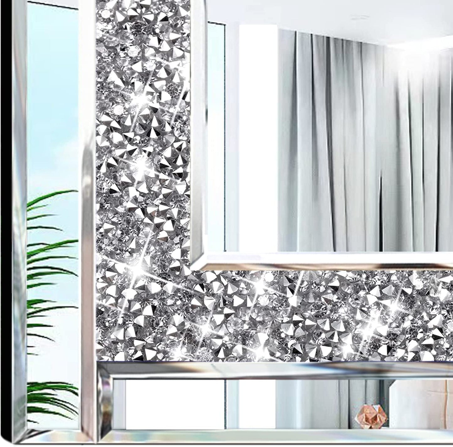 Crystal Crush Wall Mirror Set 