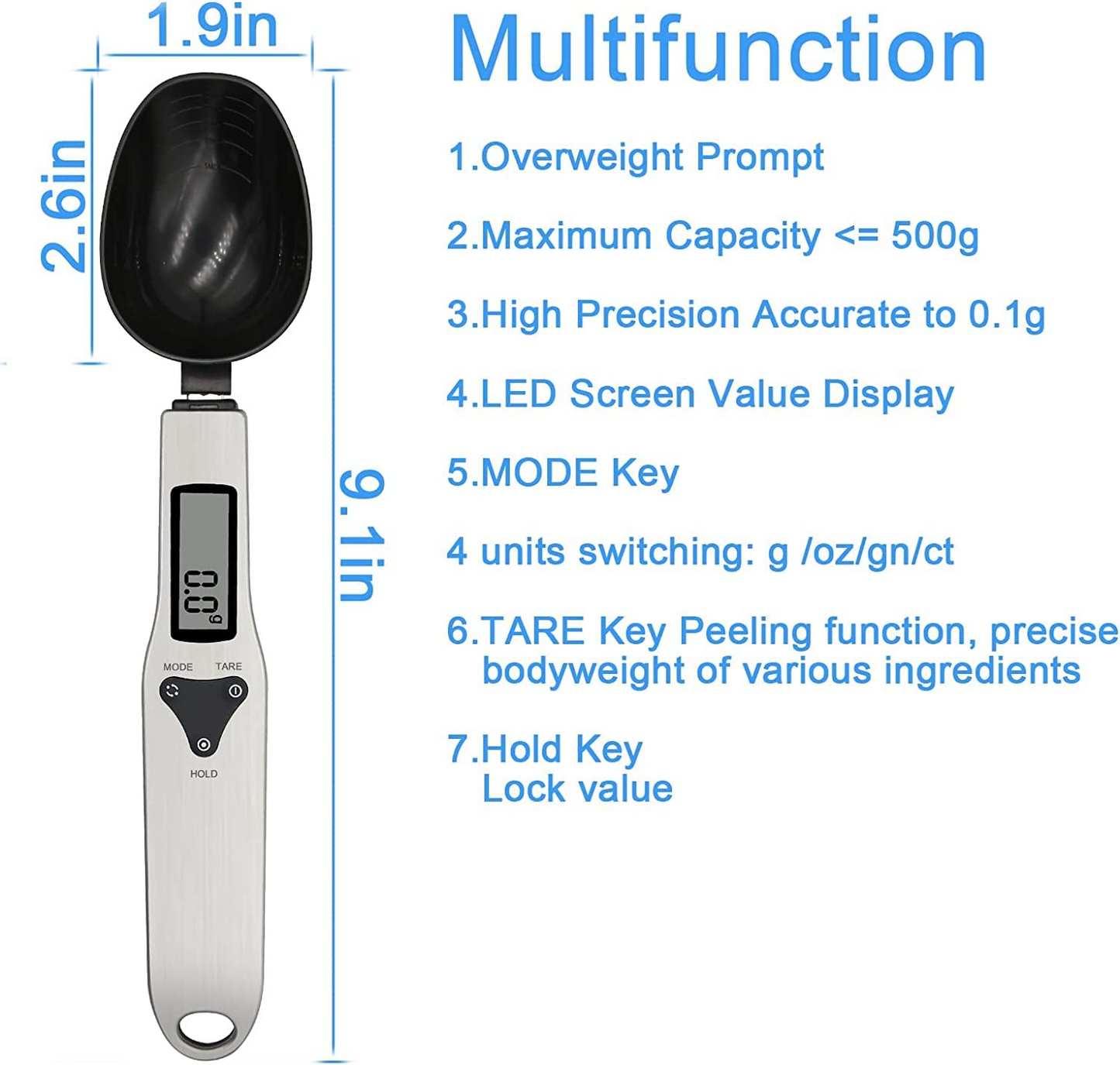 Digital spoon scale